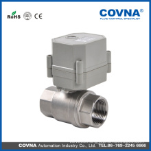 Quick operating motorized electric ball valve